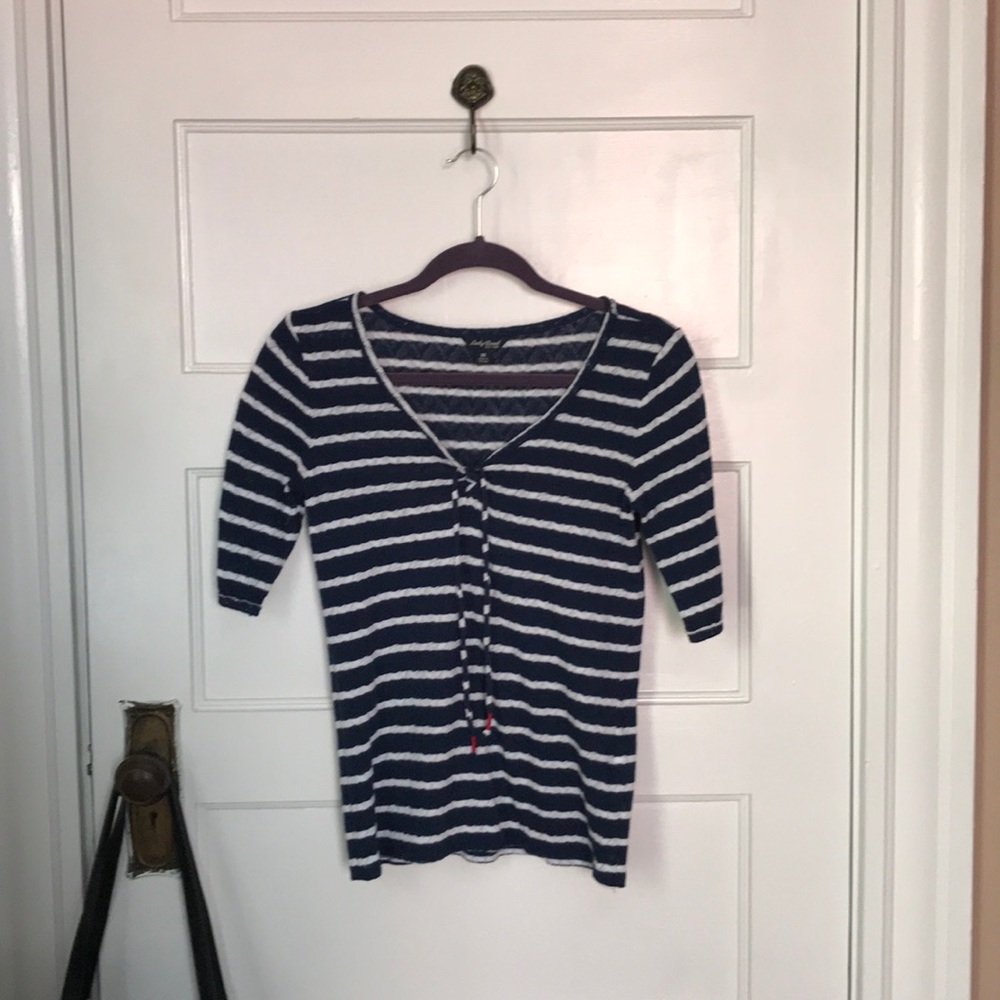 Lucky Brand three quarter sleeve top